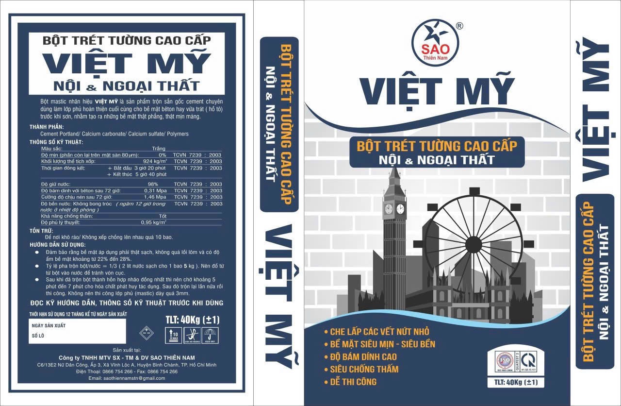 Bột nội và Ngoại Thất Việt Mỹ